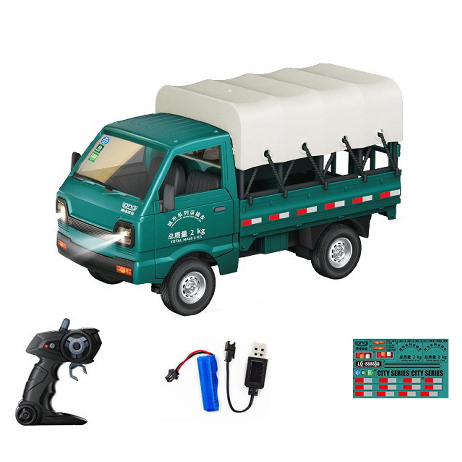 

TOMMYFIELD RC Truck Trailer Original Light Truck Toy Drift (Type A) [Parallel Import]