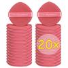 1/20pcs Soft Powder Puff Round Triangle Shape Light Breathable Dry Wet Use Sponge Cosmetic Puffs Beauty Tools Makeup Accessories