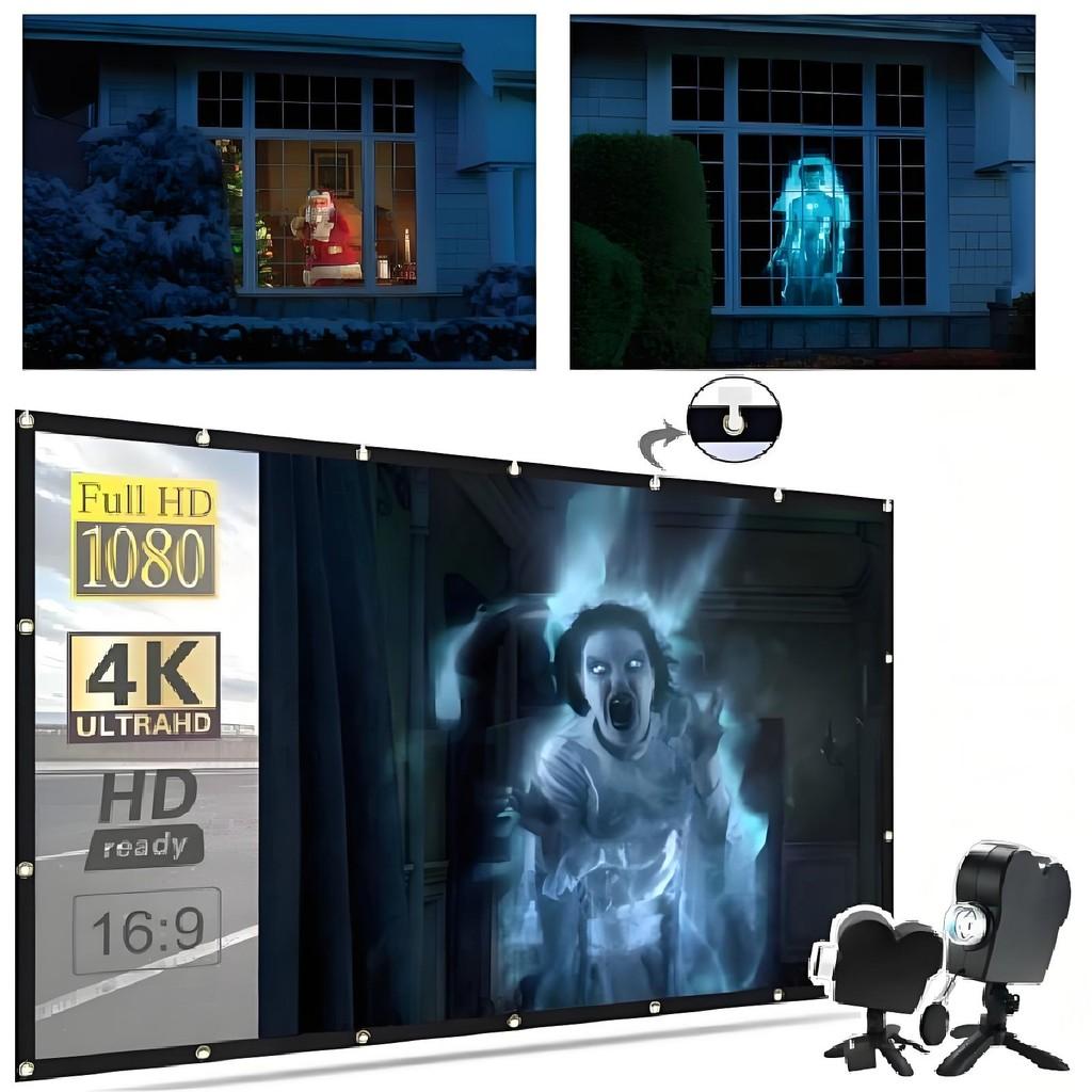 Magische Outdoor-Weihnachtsprojektorleuchte mit lebhaften LED-Animationseffekten für festliche Atmosphäre