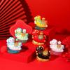 Xianci Year of the Horse Wealth Figurine - Luoyang Cultural Souvenir for Office or Desktop