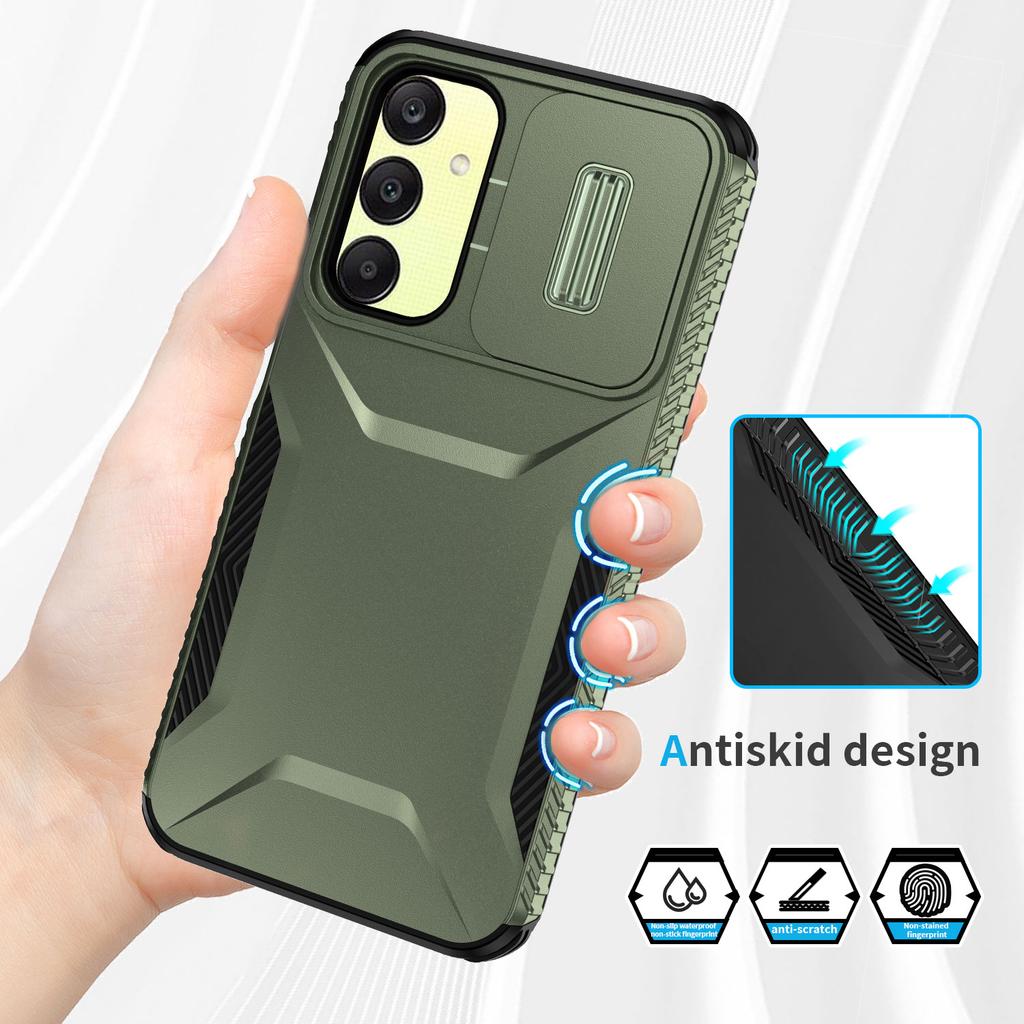 Für Samsung Galaxy A25 5G (Global) (161,0 x 76,5 x 8,3 mm) Hülle TPU+PC Militärische Stoßfeste Abdeckung