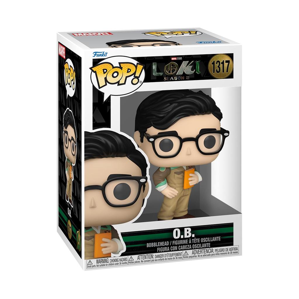 Marvel Loki Season 2 Figure Funko Marvel Loki O.B. POP!