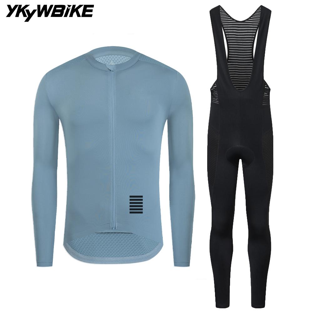 2026 Autumn Breathable  Men's Cycling Sets Long Sleeve Long Bib Pants  Bicycle Clothes Man Cycling Maillot Road Bike Kit Cycling Clothing