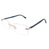 RSINC Unisex Rimless Metal Frame Fashion Tom Gold Black 55-17-142 IB-12 B0DK5LGZGS