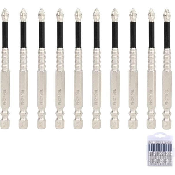 High-Magnetic Screwdriver Drill Bit Set, Anti-Slip Magnetic Electric Screwdriver Set,Strong Magnetic Durability Screwdriver Drill Bit Set, magnetic