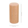 Gadpiparty Wooden Blocks, Cubes, Building Blocks, Geometry Blocks, 3D, 12 Pieces, Wooden 3D Models, Math, Oval, Pyramid, Geometric Models, Learning