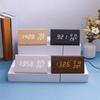 Adjustable Brightness Wooden LED Alarm Clock Electronic Alarm Clock  Living Room Decor