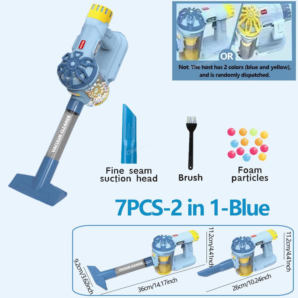 Kids Vacuum Cleaner Toy Electric Realistic Pretend Play Housekeeping Cleaning Set Educational Gift for Toddlers Boys Girls