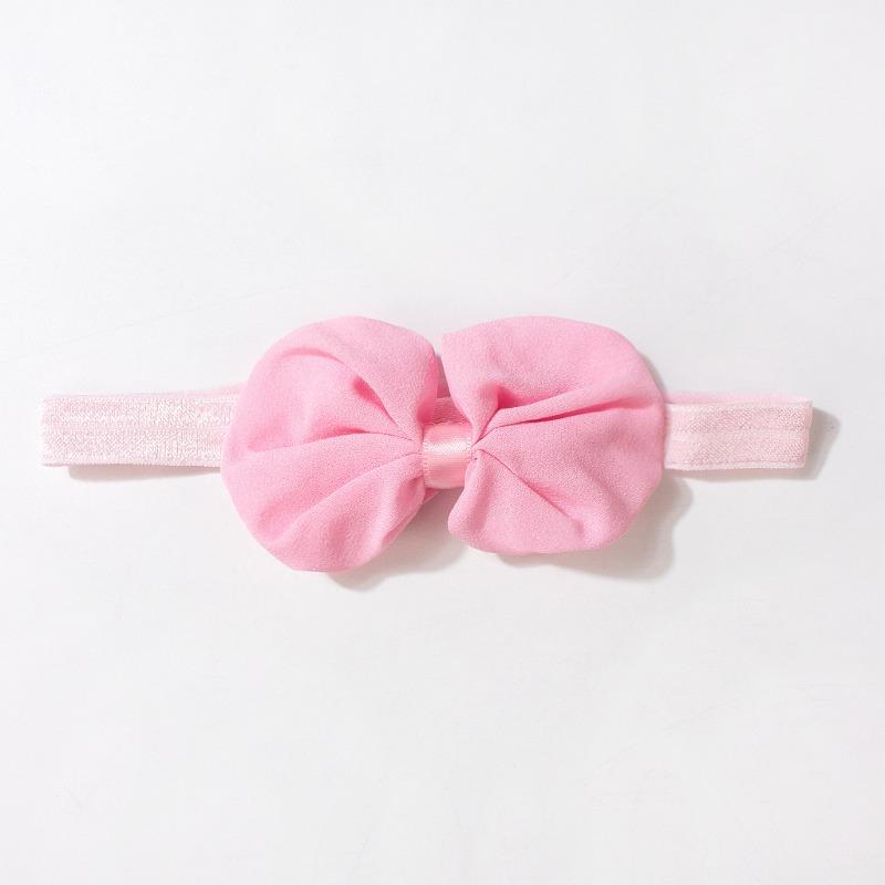 Children's headband hair accessories, chiffon bow elastic headband, newborn baby headband flower headscarf