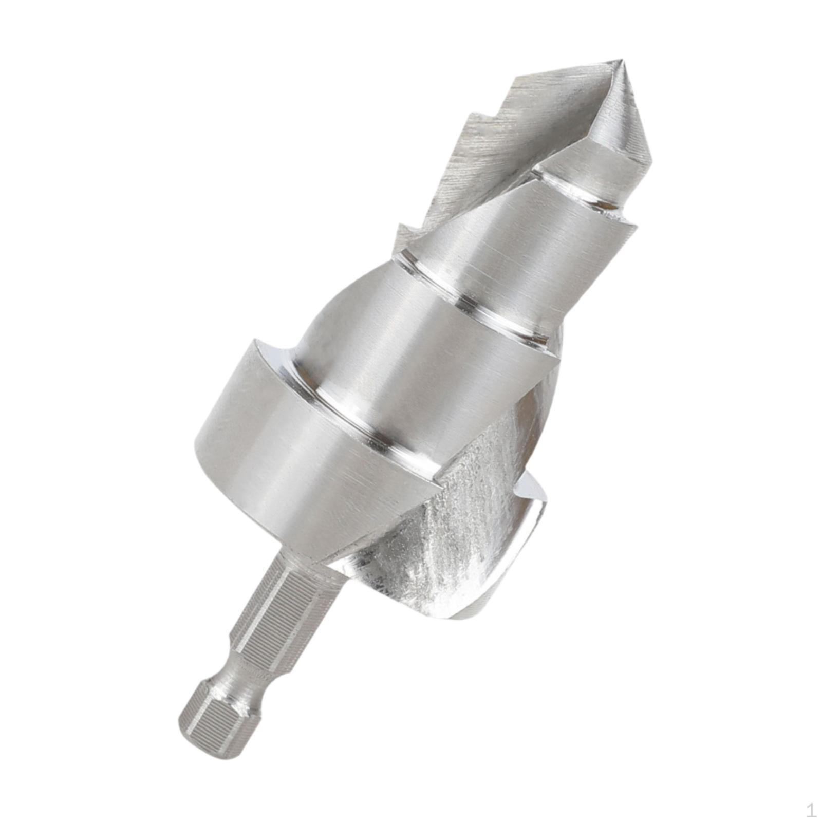 

Сверло PPR Lifting Step Drill Bit Длина 3 дюйма Электрический дырокол Professional Quick Change Two Edged