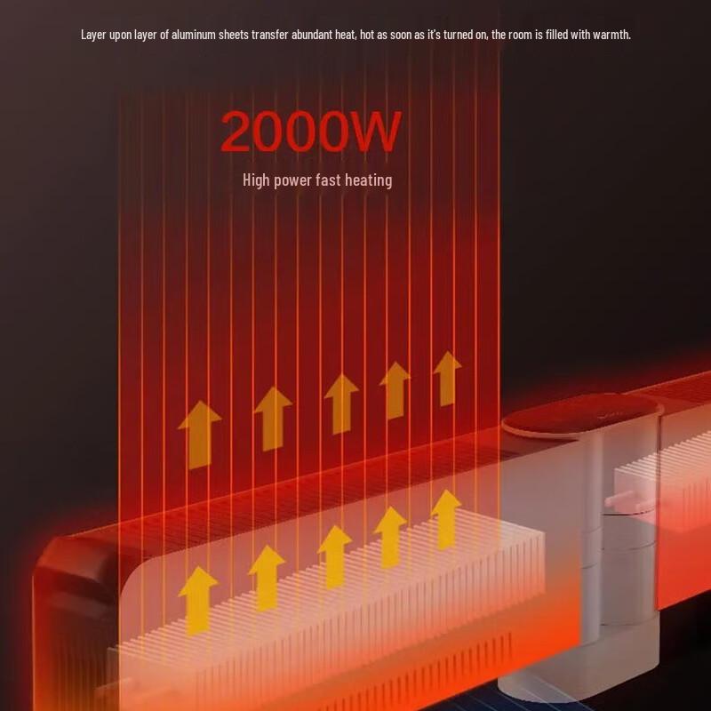 GREE 2000W Foldable Electric Baseboard Heater CN plug (adapter included)