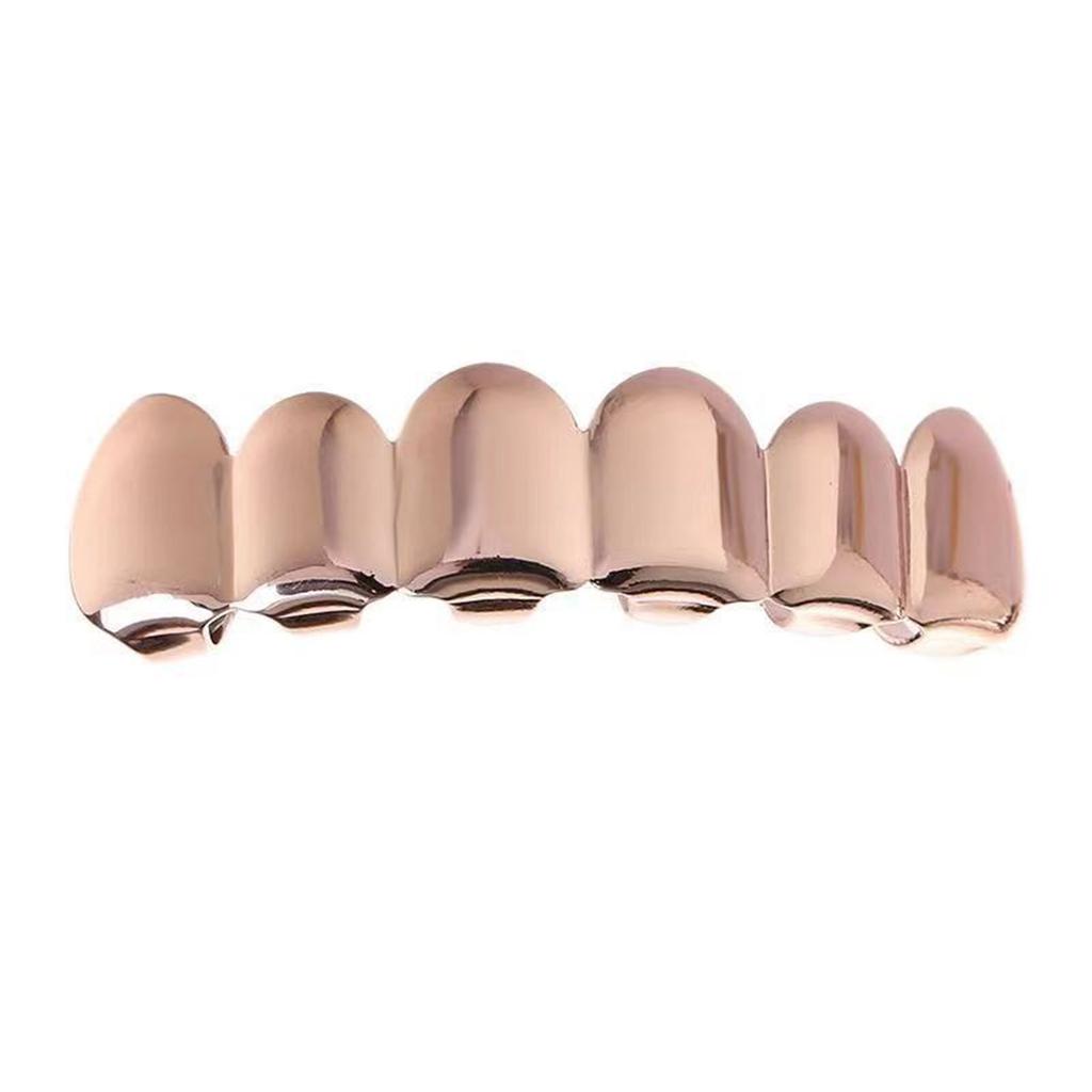 Stylová hip hopová sada grilů Grillzs pro horní a dolní zuby, odnímatelné zubní krytky, snadno instalovatelné zubní doplňky pro večírky