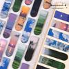 Fresh Fantasy Hazy Clouds Magnetic Bookmark for Student Planners and DIY Reading