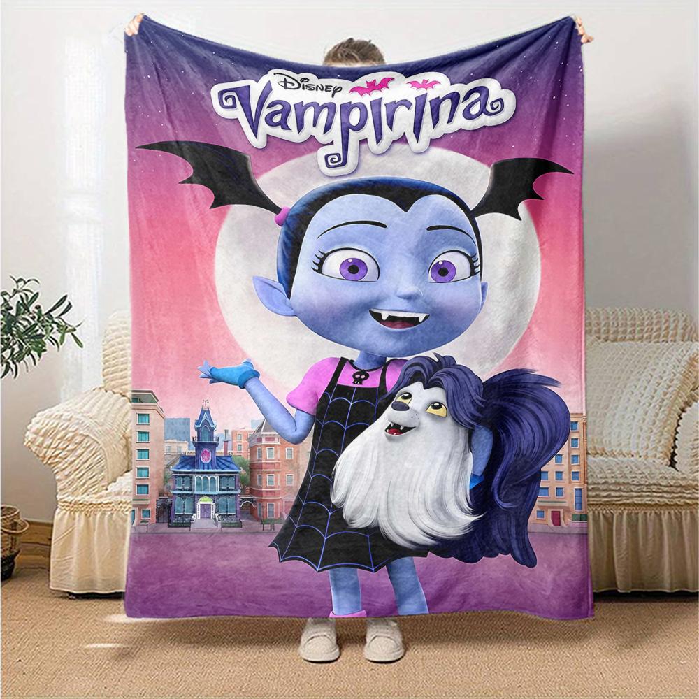 1pc Vampirina2 Blanket, Gift, for Men and Women, Soft Blanket, Good for Sofa Bed Couch Travel, Lightweight Flannel Blanket