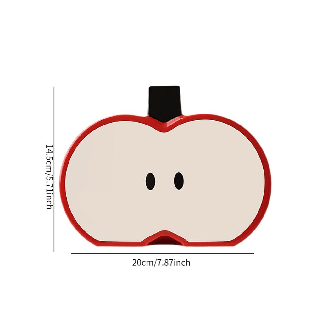 Apples Shape Flower Vase Crafts Tabletop Ornament for Farmhouse Cabinet Dining Room