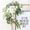 2pcs Artificial Flowers Wedding Backdrop Wreath Decor Welcome Card Sign Corner Wall Props Arrange Arch Fake Flower Row