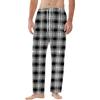 Herren Kordelzug Tasche Flanellhose Homewear Schlafhose