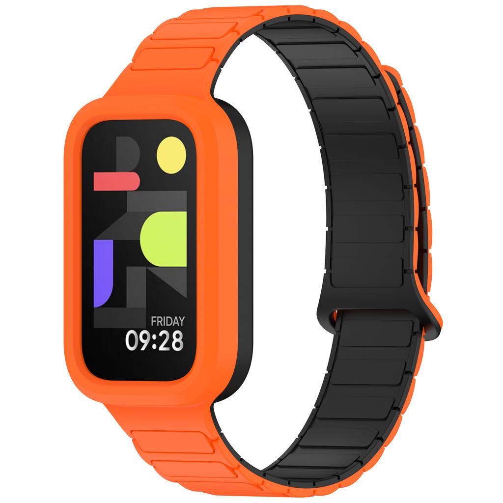 Magnetic straps for Xiaomi Redmi watch 3 Accessories Sport Silicone Rubber Bracelet pulseira correa for Xiaomi Mi band 9 active