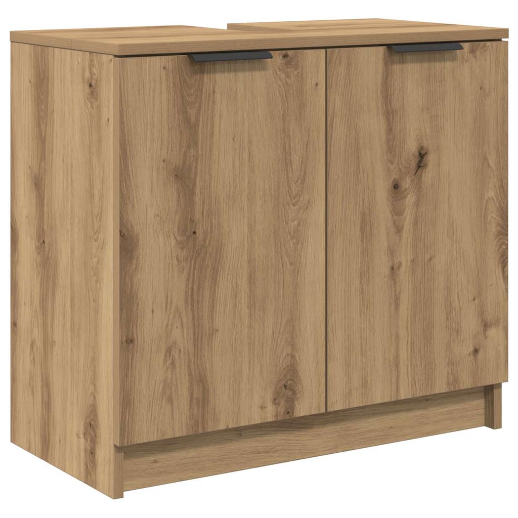 vidaXL Badezimmermöbel-Set 4 stk. Artisan-Eiche 64,5 x 33,5 x 59 cm