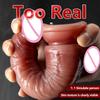 Realistic Dildo Adult Sex Toys for Woman Realistic Dildo Super Real Skin Penis Soft Flexible Cock with Suction Cup Masturbation