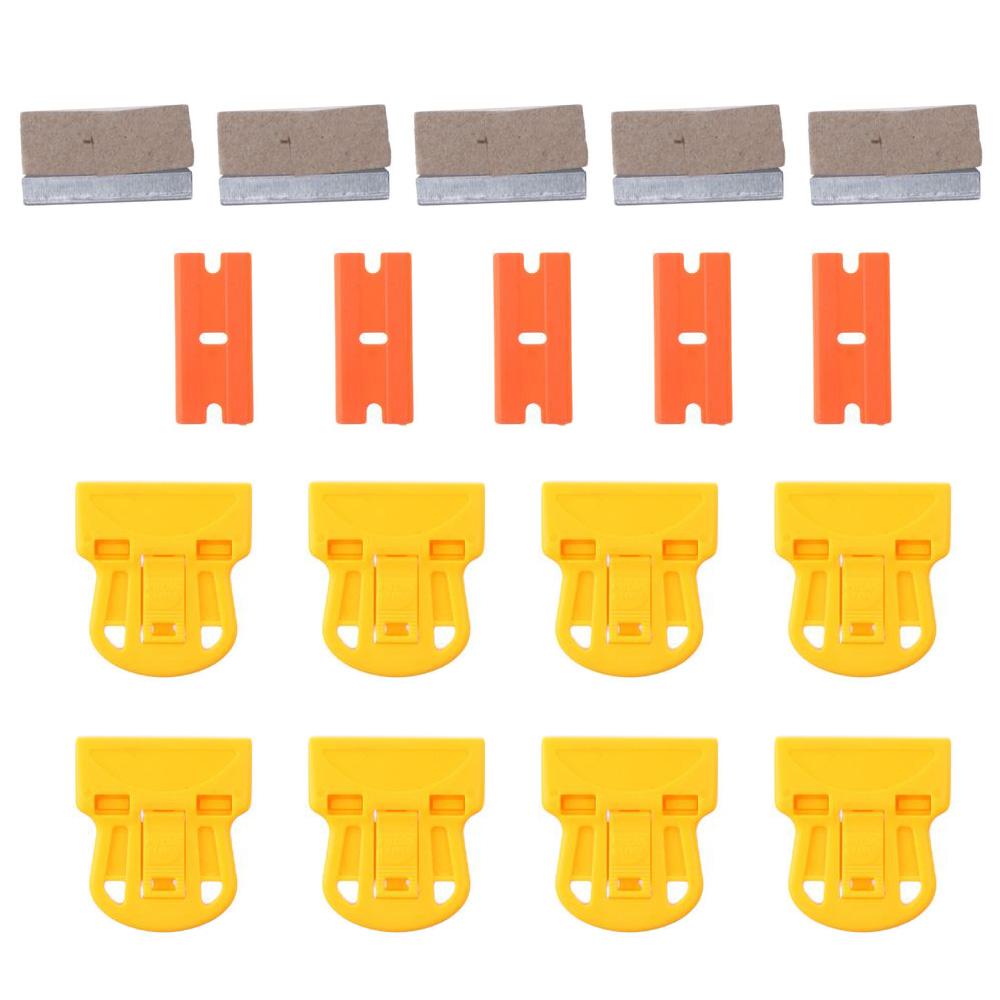 

8 шт. и 10 шт. пластиковый скребок, мини-скребок для краски, скребок для духовки, лезвия для бритвы, скребок, наклейки