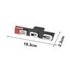 Car Front Grille Emblem ABS SQ Badge For F2 SQ3 SQ5 SQ7 SQ8 Logo Auto Stylin Sticker Decorative Modification Accessories