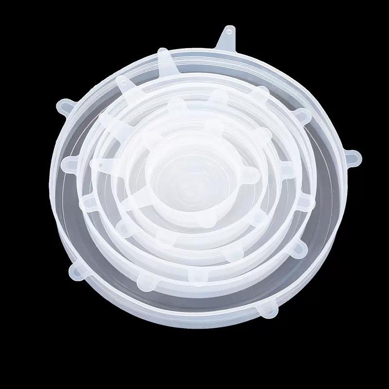 Silicone Cover Stretch Lids Reusable Airtight Food Wrap Covers Keeping Fresh Seal Bowl Stretchy Wrap Cover Kitchen Cookware