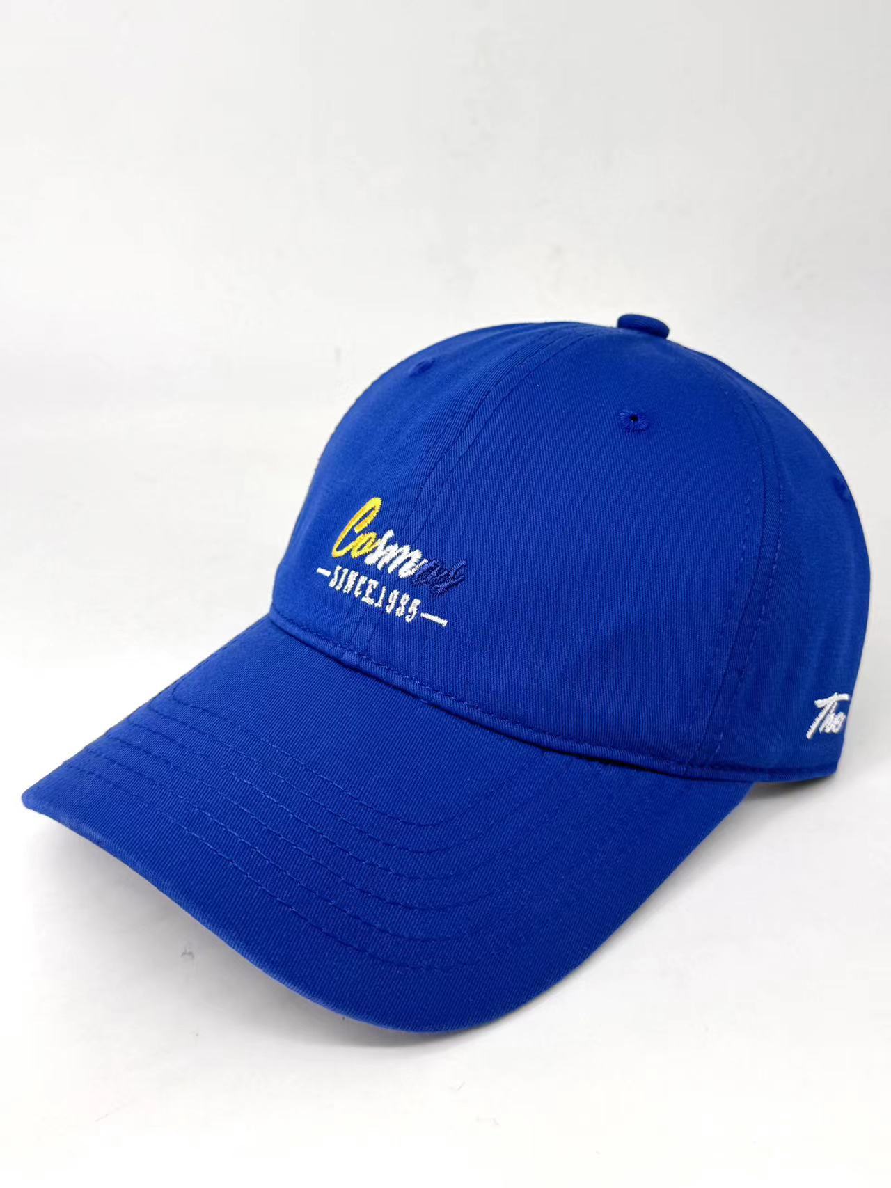 Hat 2025 new Korean version versatile baseball cap letter embroidery spring and summer new cap female tide brand sun hat синий