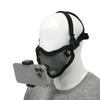 GoPro DJI Action Sports Camera Mount & Tactical Mask with Phone Holder - Half-Face Steel Wire Protective Gear