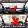 Auto Dashboard Cover Dash Mat Board Pad Carpet Dashmat Anti-UV Mats for Nissan Kicks 2016 2017 2018 2019 2020 P15