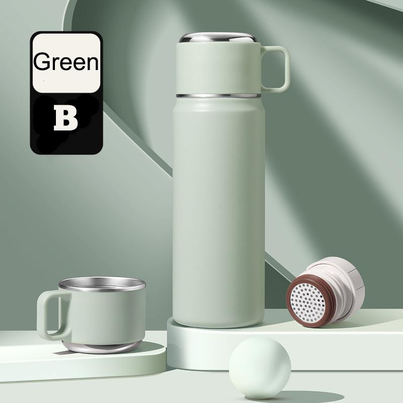 Insulated Cup Water Cup 316 Stainless Steel Insulated Bottle Bullet Head Outdoor Double-Layer Water Cup Thermos