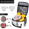 Marine Sailor Sea Exploring Anchor Thermal Insulated Lunch Bags Compass Blue Anchors Lunch Boxes Thermal Cooler Food Container