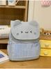 School Bag, Soft and Cute Cat Backpack, Female Student Backpack, Cute Cartoon Japanese Style Cute Backpack, Versatile, Lightweight Travel Bag