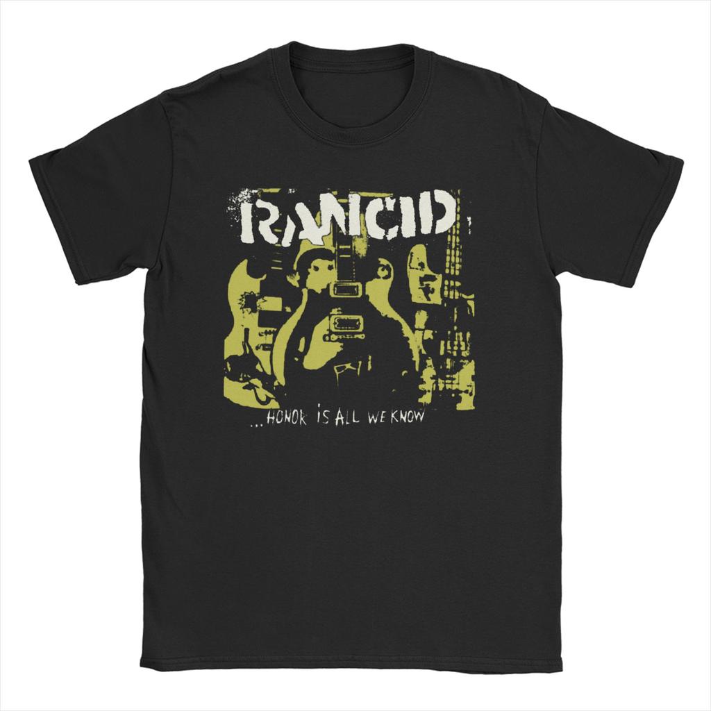 Vintage Rancid Priyatna Skull T-Shirts Unisex Women Crewneck Pure Cotton T Shirt  Short Sleeve Tee Shirt Birthday Present Clothes