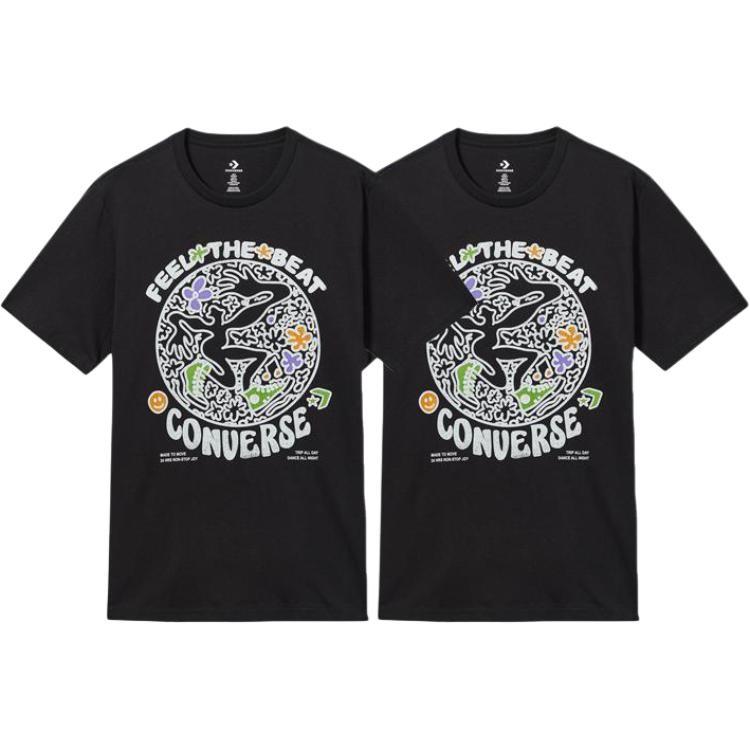 Converse Abstract Dance Tee Asia Sizing 'Black' Men's 10023456-A02