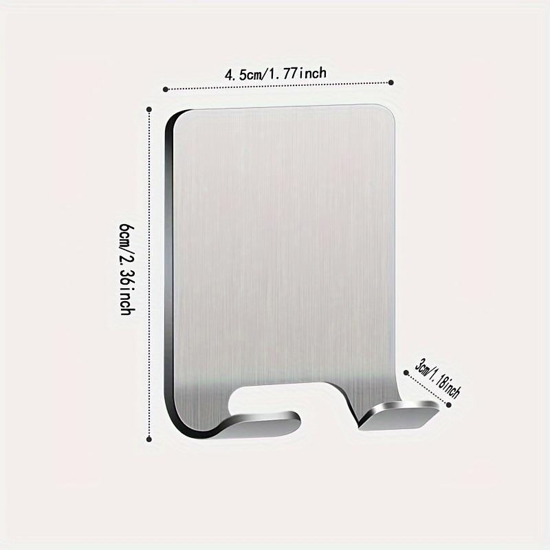 Stainless Steel Razor Holder Wall Mount Adhesive Hook For Bathroom 1pcs