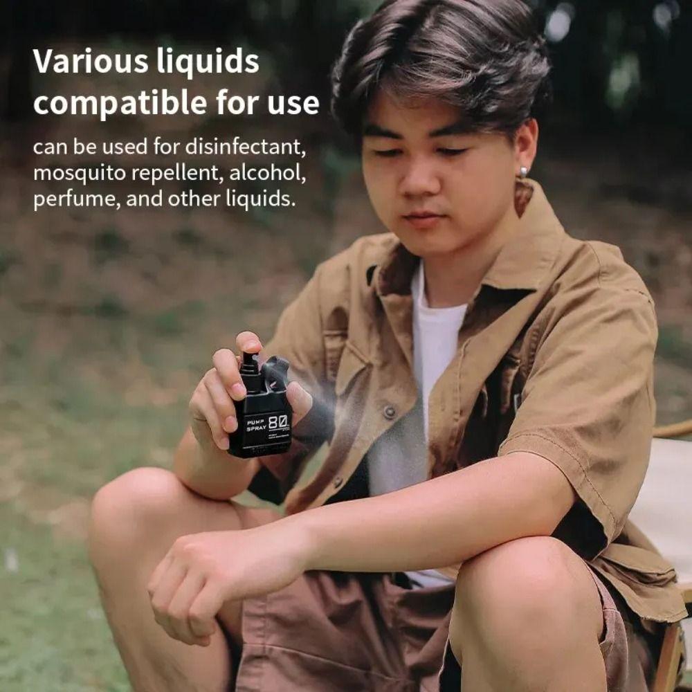 80ml Spray Bottle Portable Cosmetic Container New Pump Sprayer  Travel