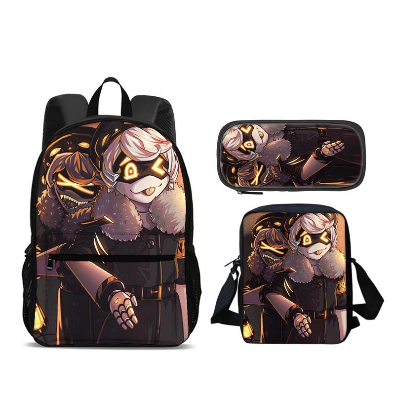 Zaino Droni Assassini Astuccio Borsa a Spalla Set da 3 Pezzi Versatile Grande Capacità Ragazzo e Ragazza Scuola Compleanno Miglior Regalo