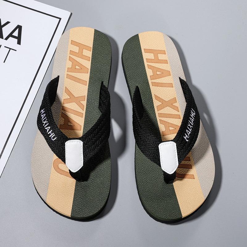 

Men s sports slippers flip-flops summer wear men s cool slippers outdoor beach non-slip waterproof deodorant 39 бежевый