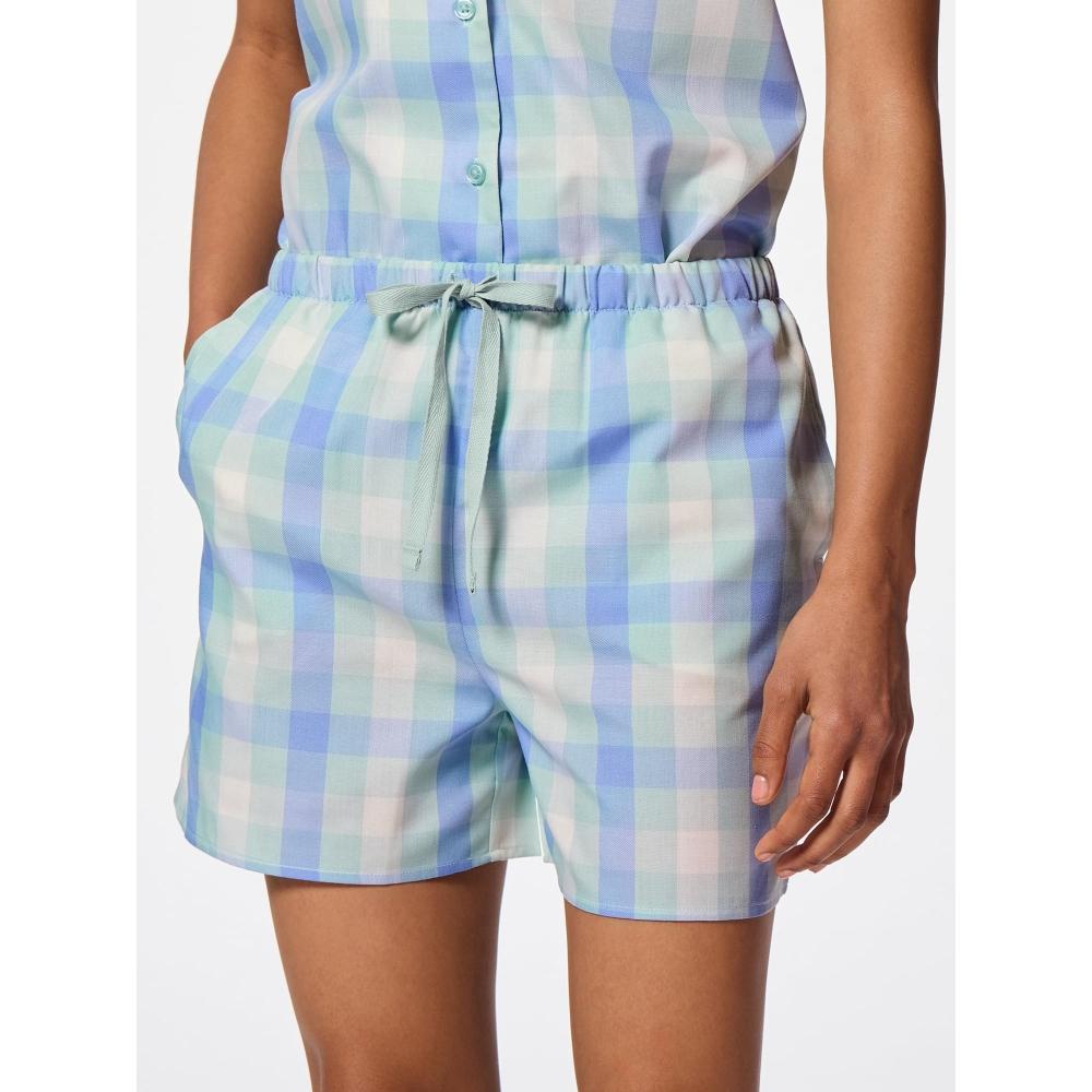 GU by Uniqlo Check Pajamas  Short Sleeve   Shorts  +e