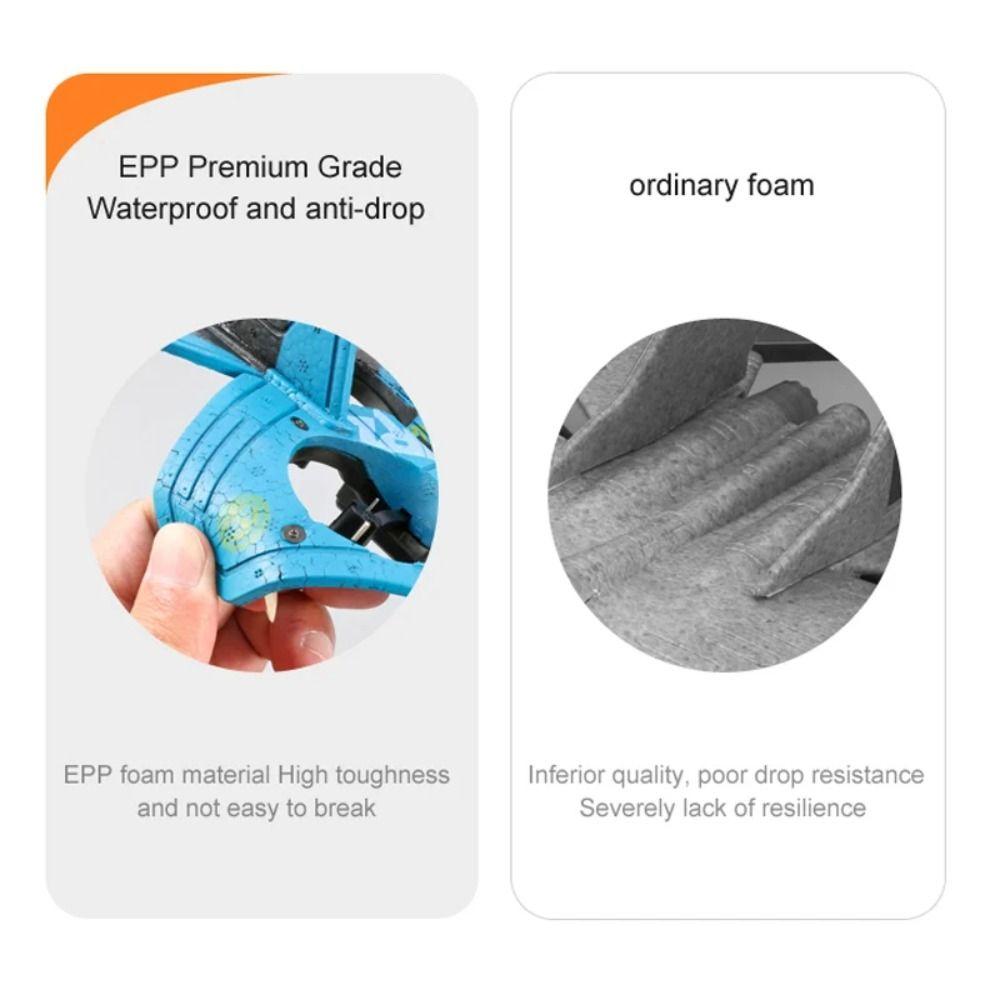 EPP Foam RC Remote Control AircraftToy Stunt Roll RC Quadcopter Remote Control Airplane  For Boys