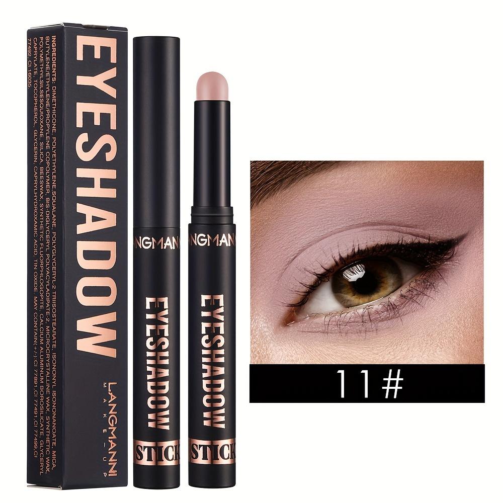 8-Color Eye Shadow Stick Long-Lasting Waterproof Cream To Powder Shimmer Glitter Eyeshadow Pigmentation Makeup Eyeshadow Pencil for Music Festival