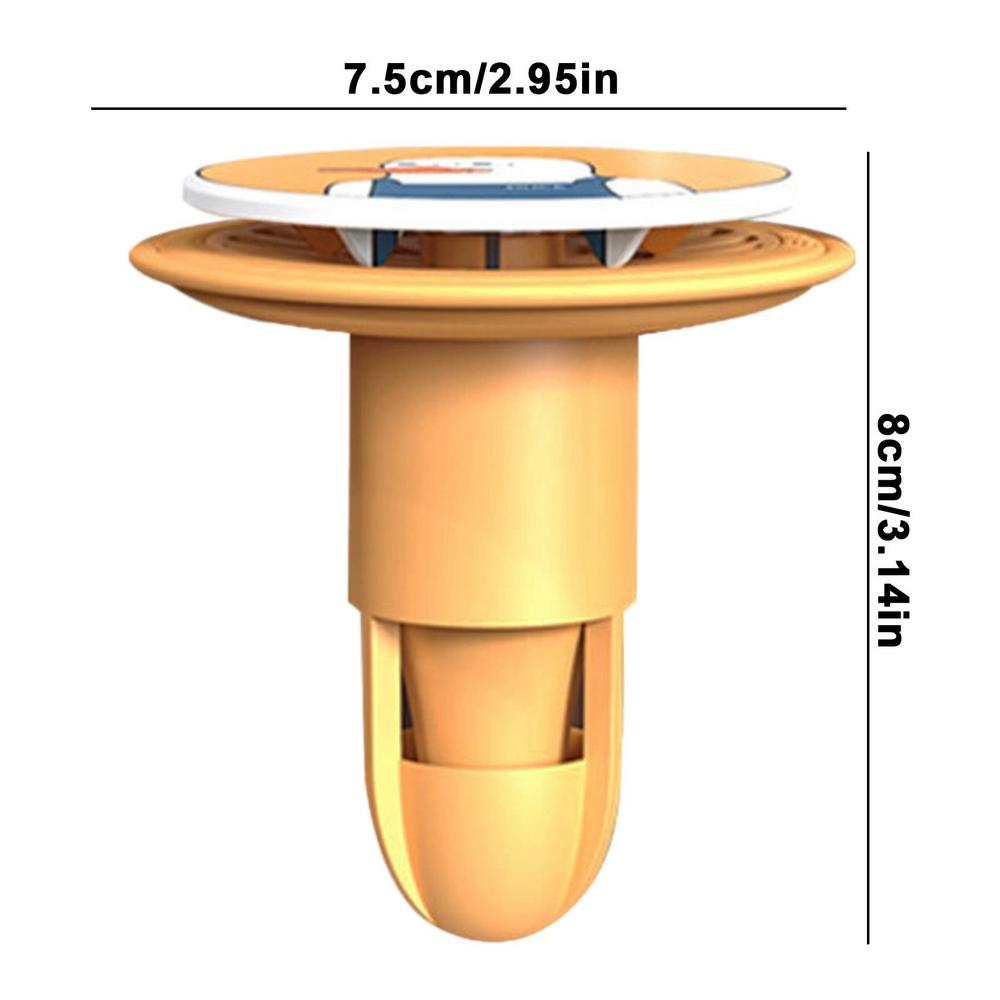 

Bathtub Stopper Bathroom Drain Anti-Clogging Cover Reusable Sink Strainer Protector With Funny Cartoon Animal Pattern For Home