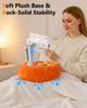 Oatsbasf Multi-Angle Adjustable Tablet Kindle Pillow Stand Soft Plush Fabric Gaming Pillow Stand Fits 4-12.9" Phone/ iPad/Kindle