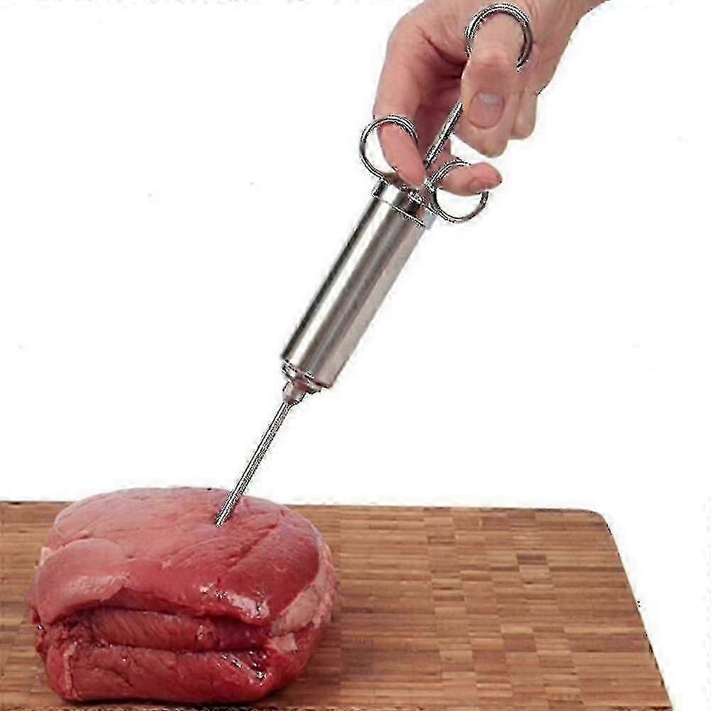 Meat Injector Syringe, Stainless Steel Marinade Flavor Injector Kit P20250110610