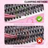 640 Clusters Diy Multi-Hair Eyelash Book Natural Thick D Song Segmented False Eyelash Set
