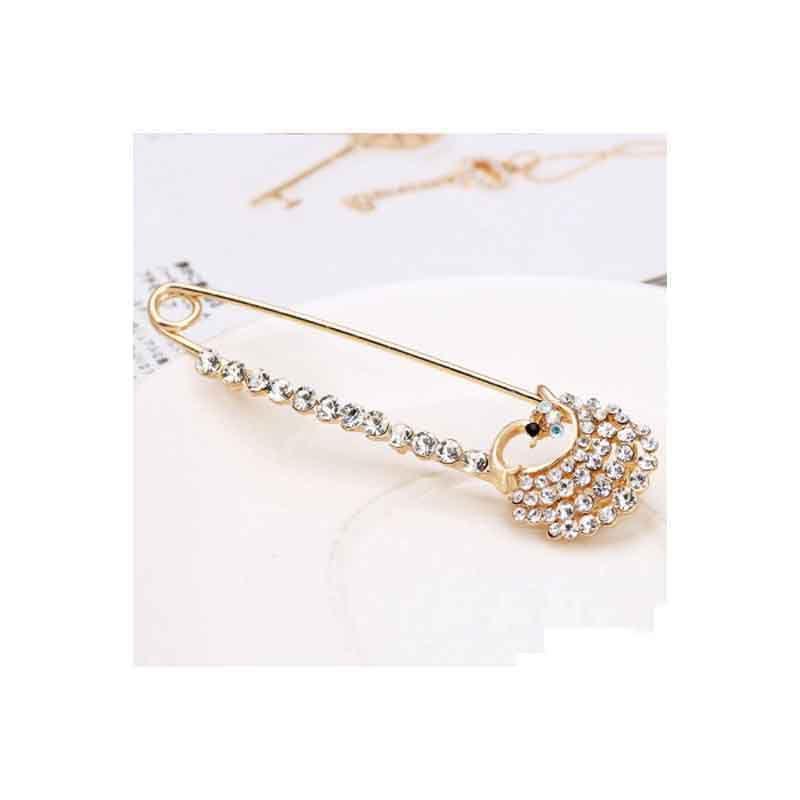 Crystal Women Fashion Rhinestone Pins  Brooches Butterfly Corsage Jewelry