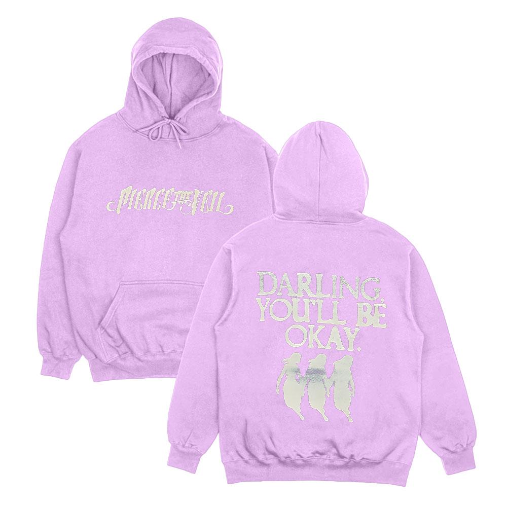 Pierce The Veil Darling You'll Be Okay Hoodie Vintage Print Streetwear Women Men Casual Long Sleeve Hooded Sweatshirts