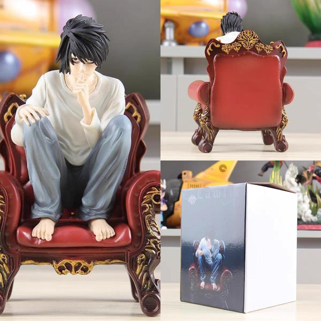 Chinese-made Death Note L Lawliet Statue Figure | Anime Desk Decor Gift