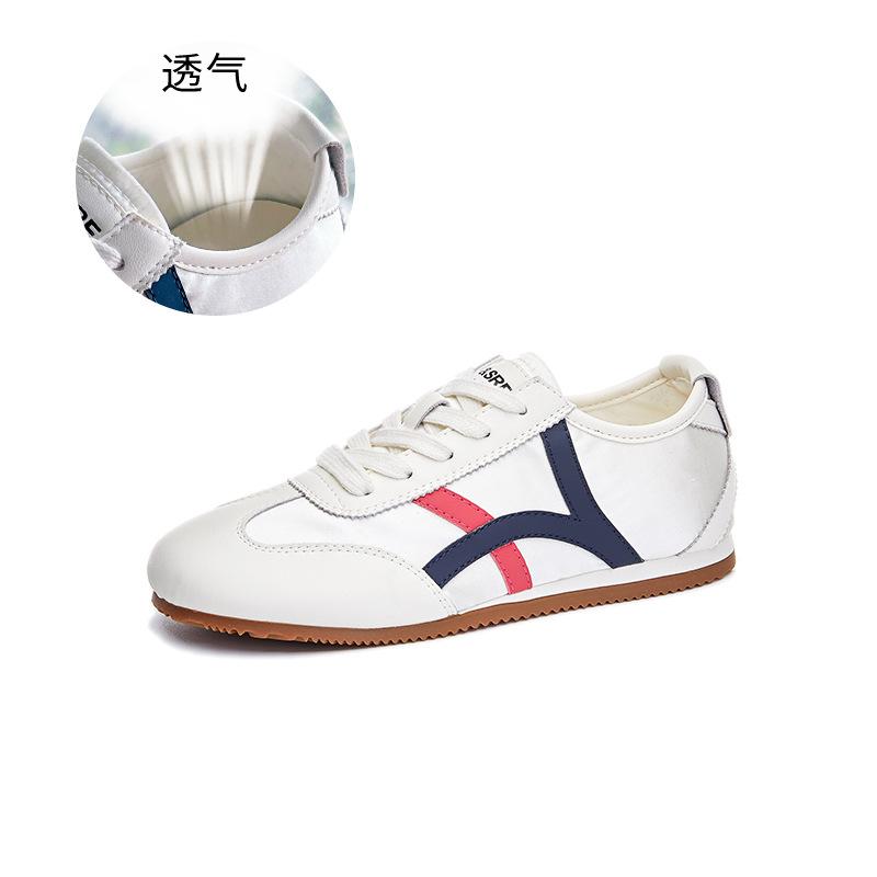 Leather Forrest Gump shoes women's 2025 summer new flat-bottomed sports little white shoes women's breathable casual shoes women's lightweight women's